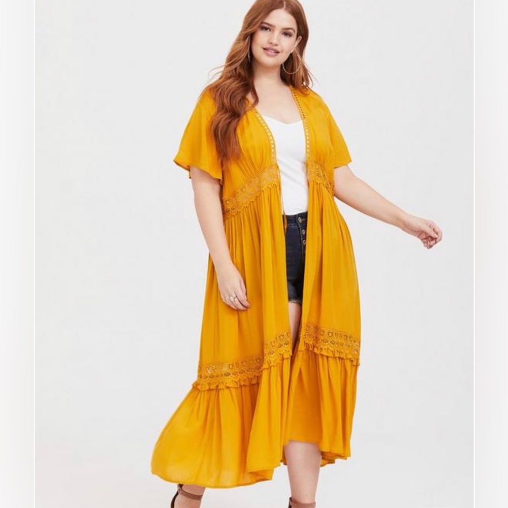 NWOT Rust Torrid kimono
